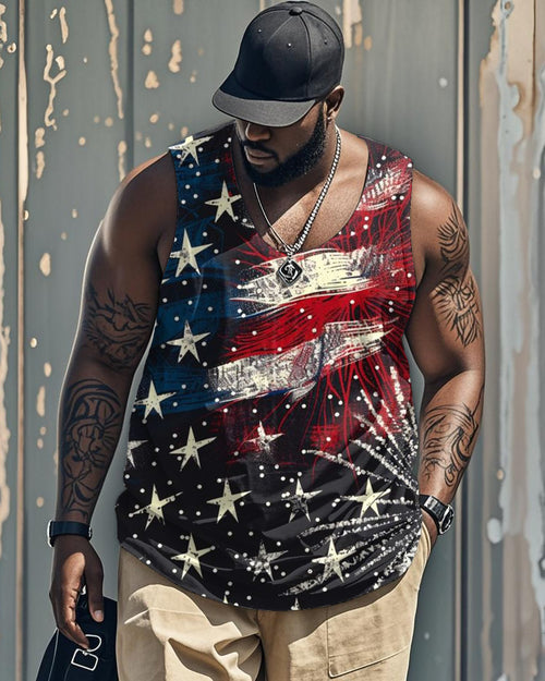 Big & Tall Graffiti Streetwear Men's Clothing for big men view 1