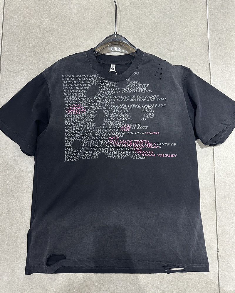 Big & Tall Graphic Streetwear T-Shirt for big men view 2