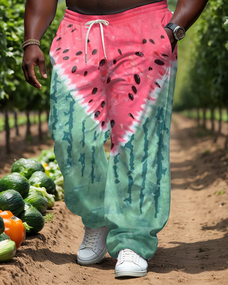 Big & Tall Athletic Hoodie Sweatpants Set for big men