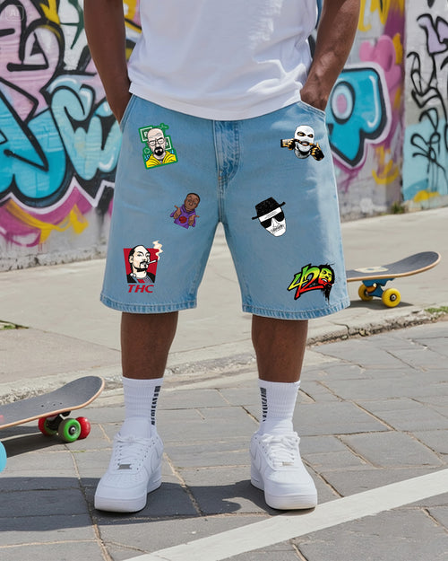 Big & Tall Denim Streetwear Jeans for big men