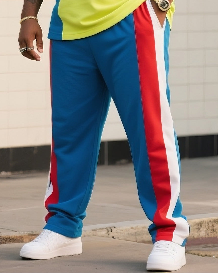 Big & Tall Colorblock Jeans for big men view 3