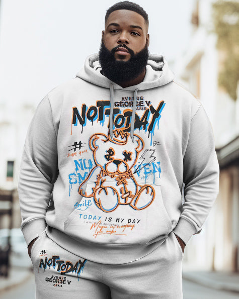 Big & Tall Streetwear Hoodie for big men view 2