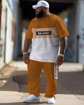 Big & Tall Streetwear Two-piece Set for big men view 1