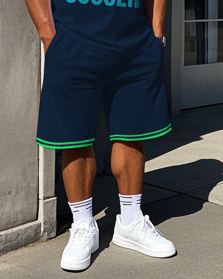 Big & Tall Graphic Two-piece Set for big men view 3