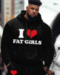 Big & Tall Patchwork Hoodie for big men view 2