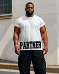Big & Tall Graphic Streetwear Jeans for big men view 1