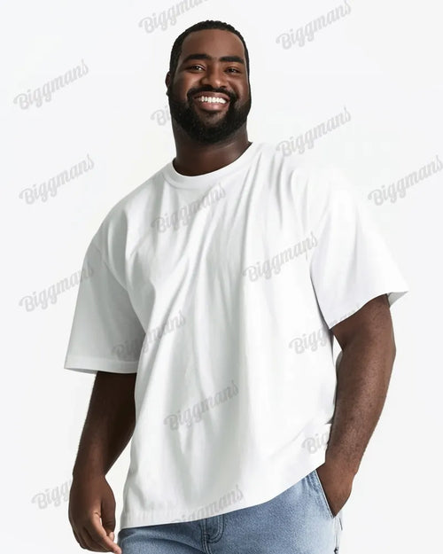 Big & Tall Solid Color T-Shirt for big men view 2