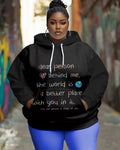 Big & Tall Graphic Hoodie for big men