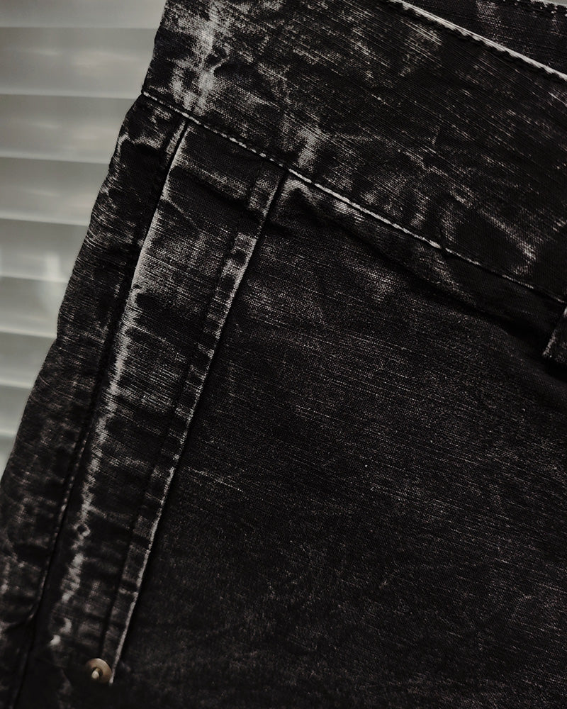 Big & Tall Black Denim Jeans for big men view 3