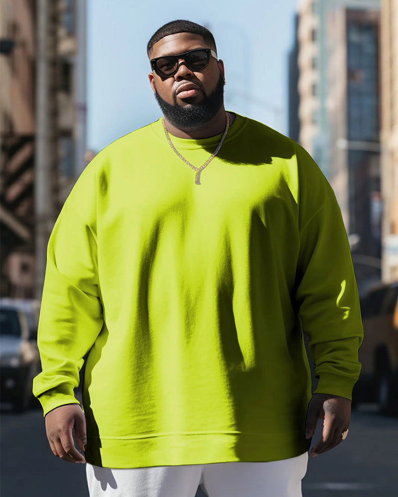 Big & Tall Solid Color Streetwear Men's Clothing for big men view 1