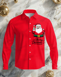 Big & Tall Red Graphic Long Sleeve Shirt for big men view 3