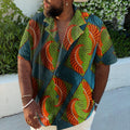 Big & Tall Vintage Short Sleeve Shirt for big men
