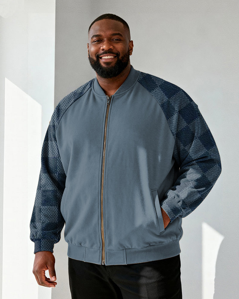 Big & Tall Blue Graphic Men's Clothing for big men view 1