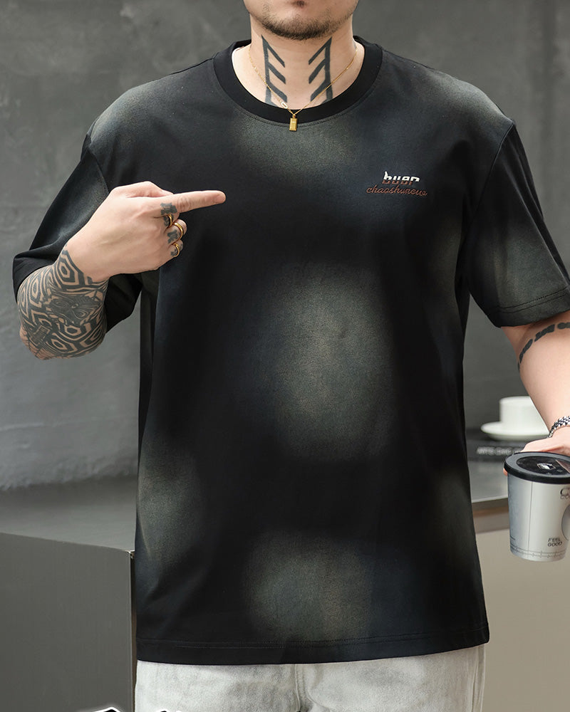 Big & Tall Graphic Floral T-Shirt for big men view 3