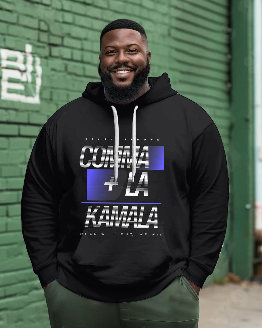 Big & Tall Graphic Hoodie for big men