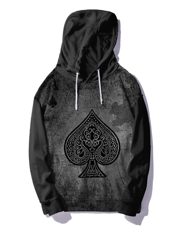 Big & Tall Colorblock Streetwear Hoodie for big men view 5