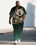 Big & Tall Gradient T-Shirt Pants Set for big men view 1