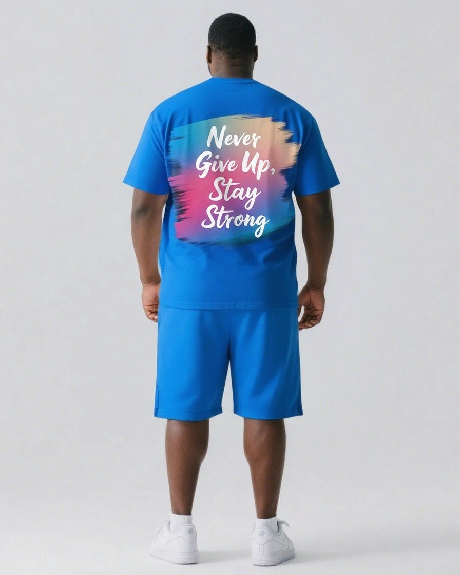 Big & Tall Graphic Two-piece Set for big men view 6