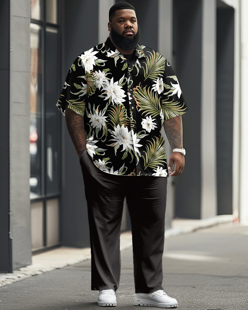 Big & Tall Floral Business Casual Jeans for big men view 1