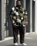 Big & Tall Floral Business Casual Jeans for big men view 1