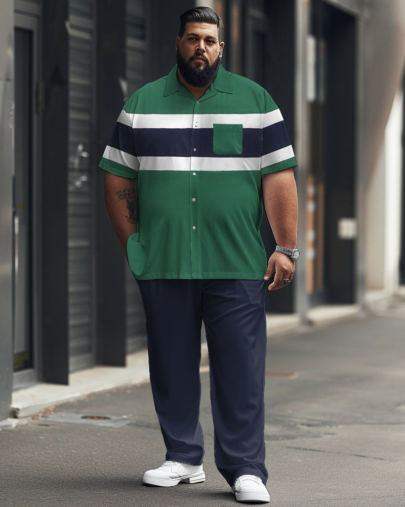 Big & Tall Striped Jeans for big men view 1