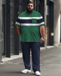 Big & Tall Striped Jeans for big men view 1