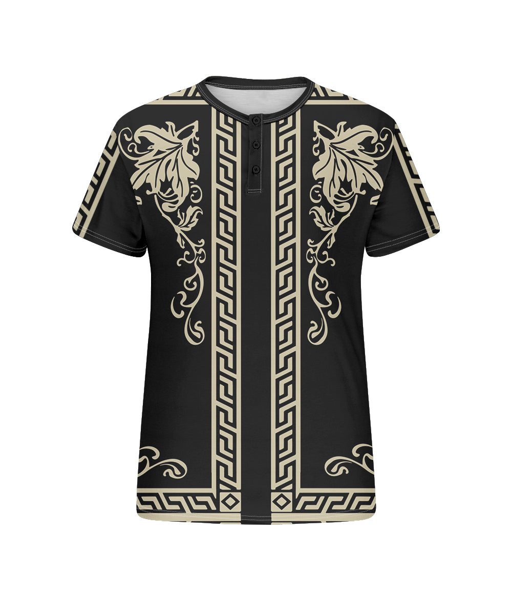 Big & Tall Black Vintage T-Shirt for big men view 4