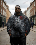 Big & Tall Graphic Hoodie for big men