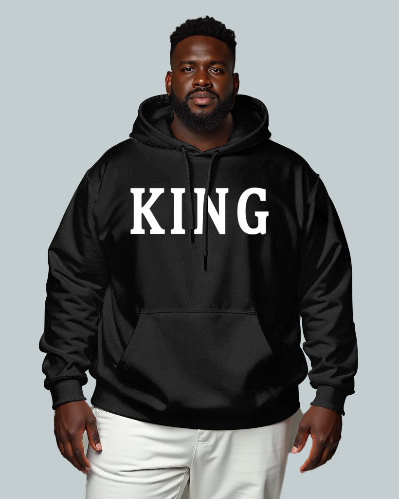 Big & Tall Graphic Hoodie for big men view 4