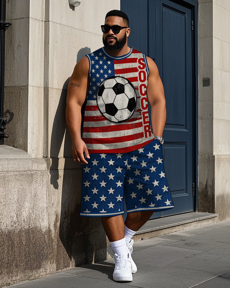 Big & Tall Graphic Two-piece Set for big men view 1