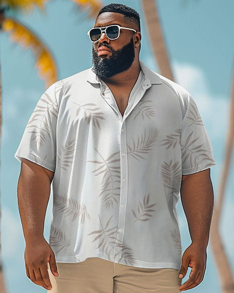 Big & Tall Hawaiian Graphic Jeans for big men view 3