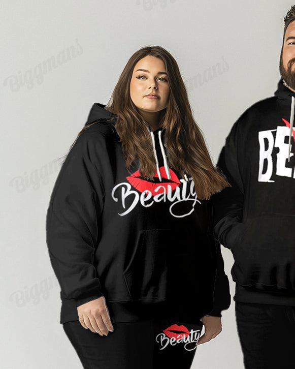 Big & Tall Graphic Hoodie for big men view 3