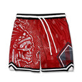 Big & Tall Streetwear Skull Athletic Shorts for big men