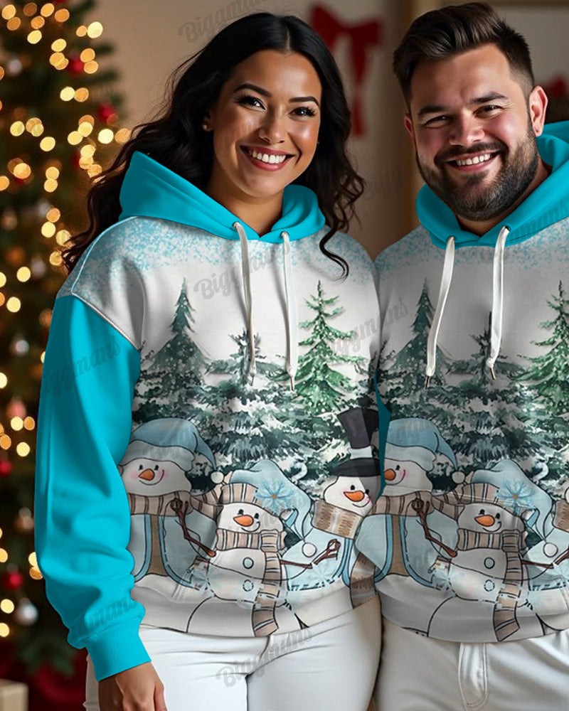 Big & Tall Streetwear Hoodie Sweatpants Set for big men view 2