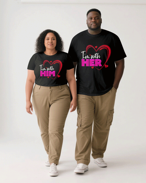 Big & Tall Black T-Shirt Pants Set for big men view 1