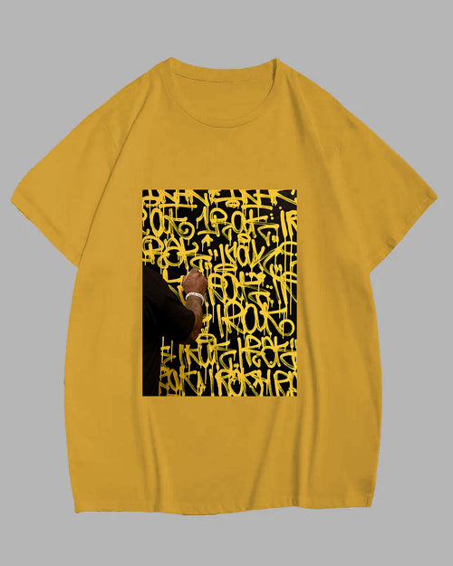 Big & Tall Graphic Graffiti T-Shirt for big men