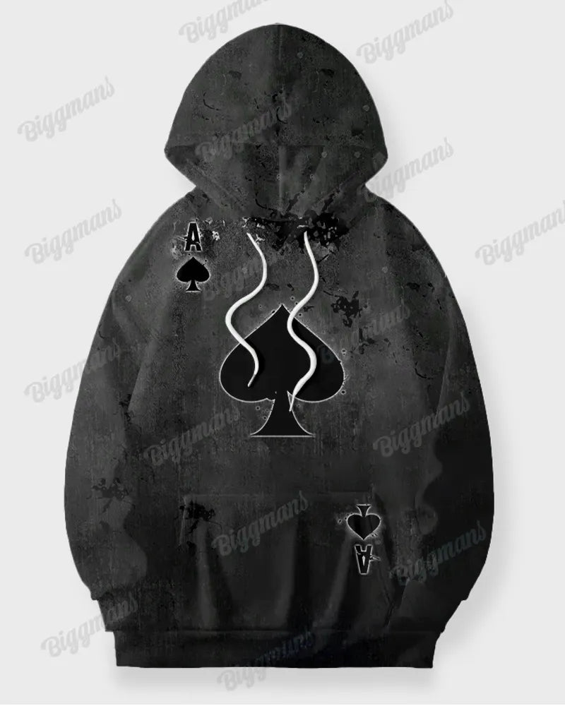 Big & Tall Gradient Hoodie Sweatpants Set for big men view 2