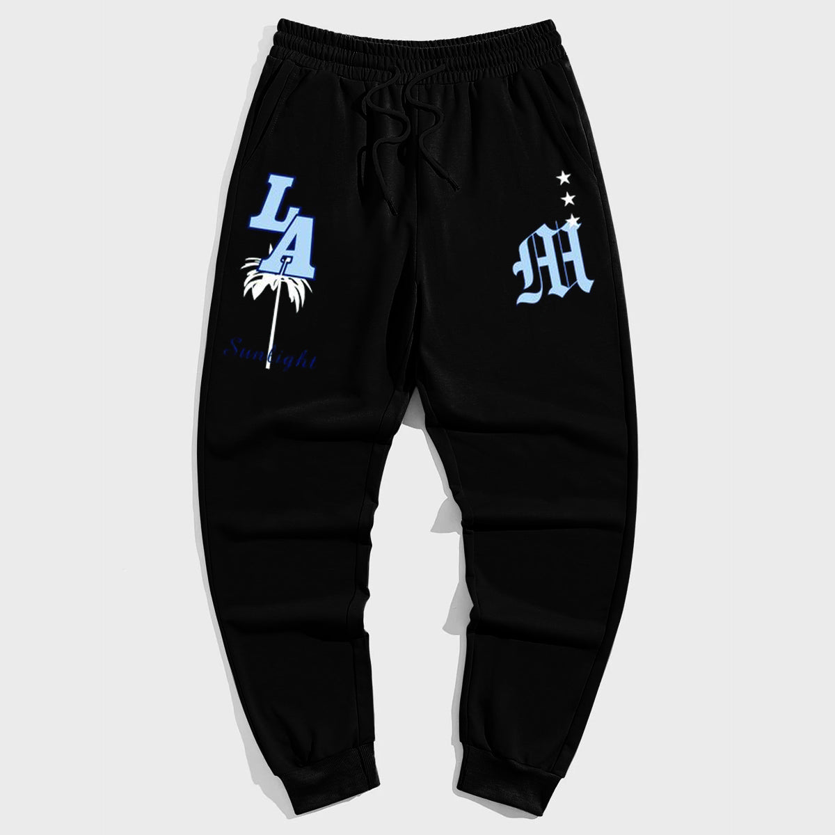 Big & Tall Graphic Streetwear Pants for big men