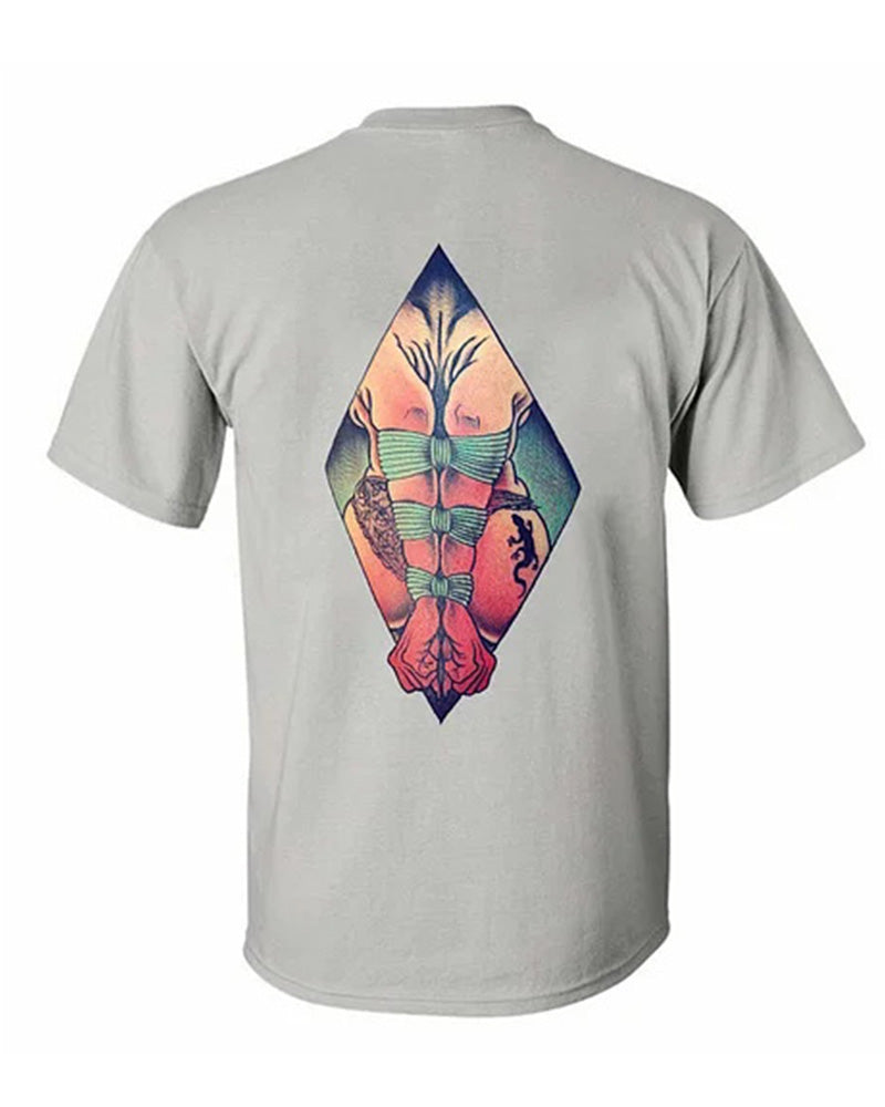 Big & Tall Graphic Streetwear T-Shirt for big men view 4