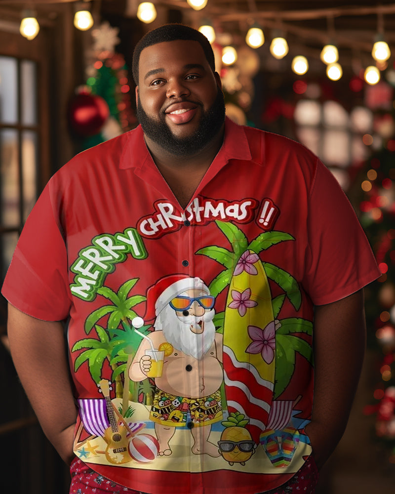 Big & Tall Hawaiian Short Sleeve Shirt for big men view 1