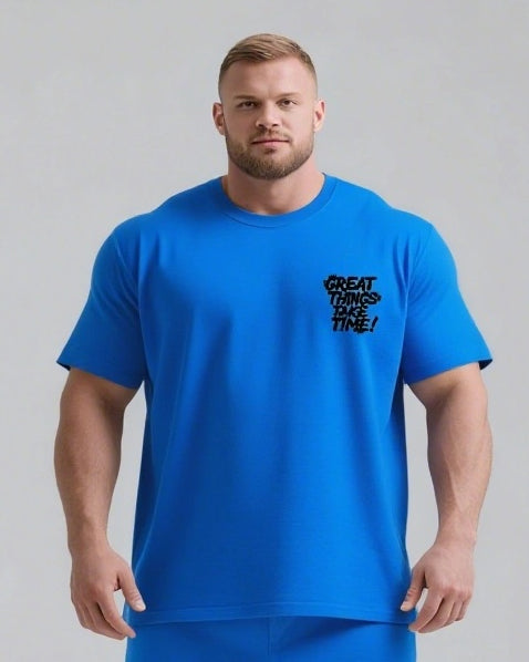 Big & Tall Streetwear Two-piece Set for big men view 8