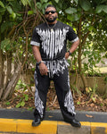 Big & Tall Streetwear Two-piece Set for big men view 1