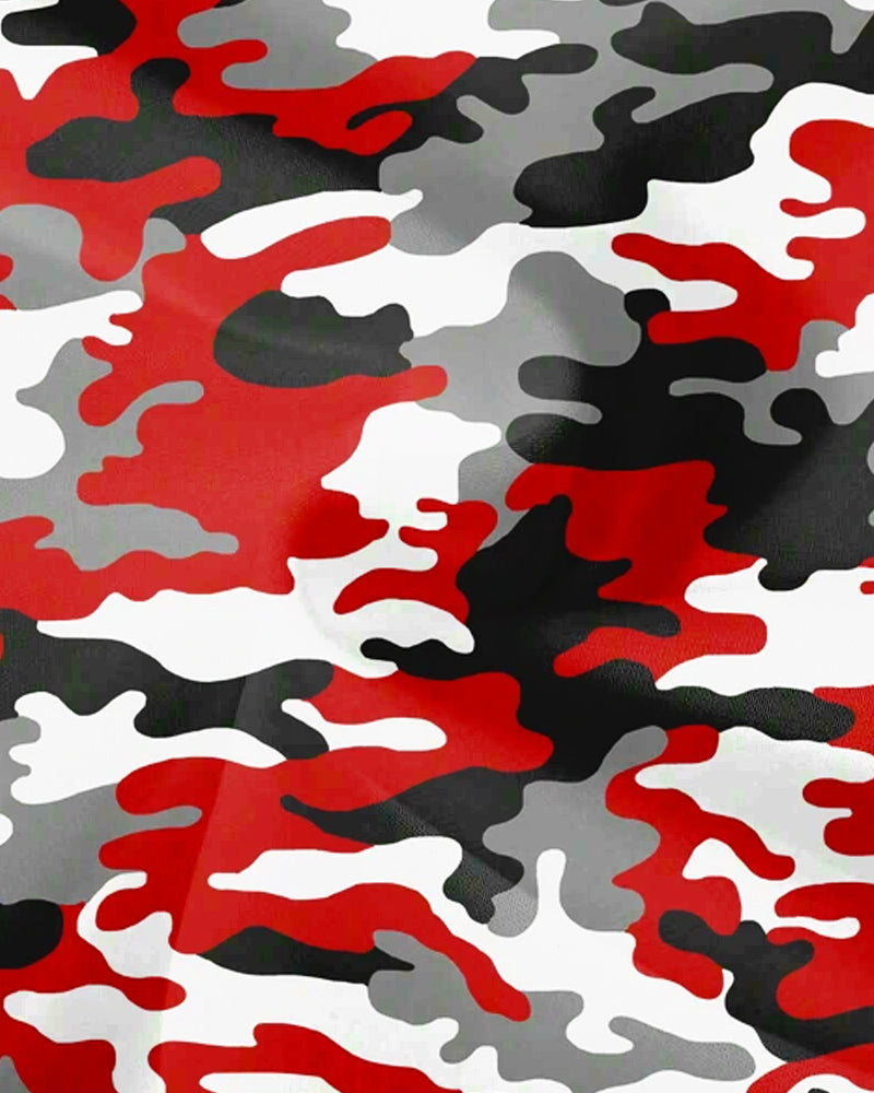 Big & Tall Graphic Camouflage Hoodie Sweatpants Set for big men view 8