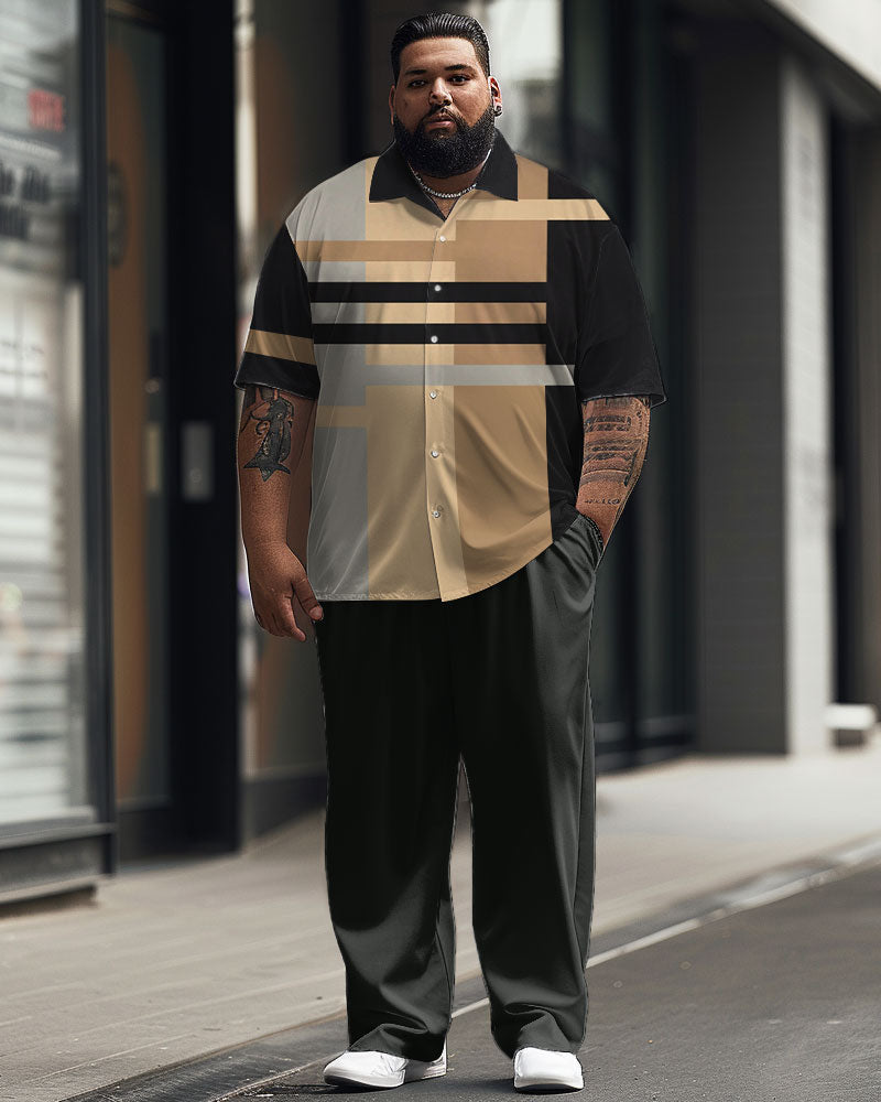 Big & Tall Colorblock Business Casual Jeans for big men view 1