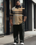 Big & Tall Colorblock Business Casual Jeans for big men view 1