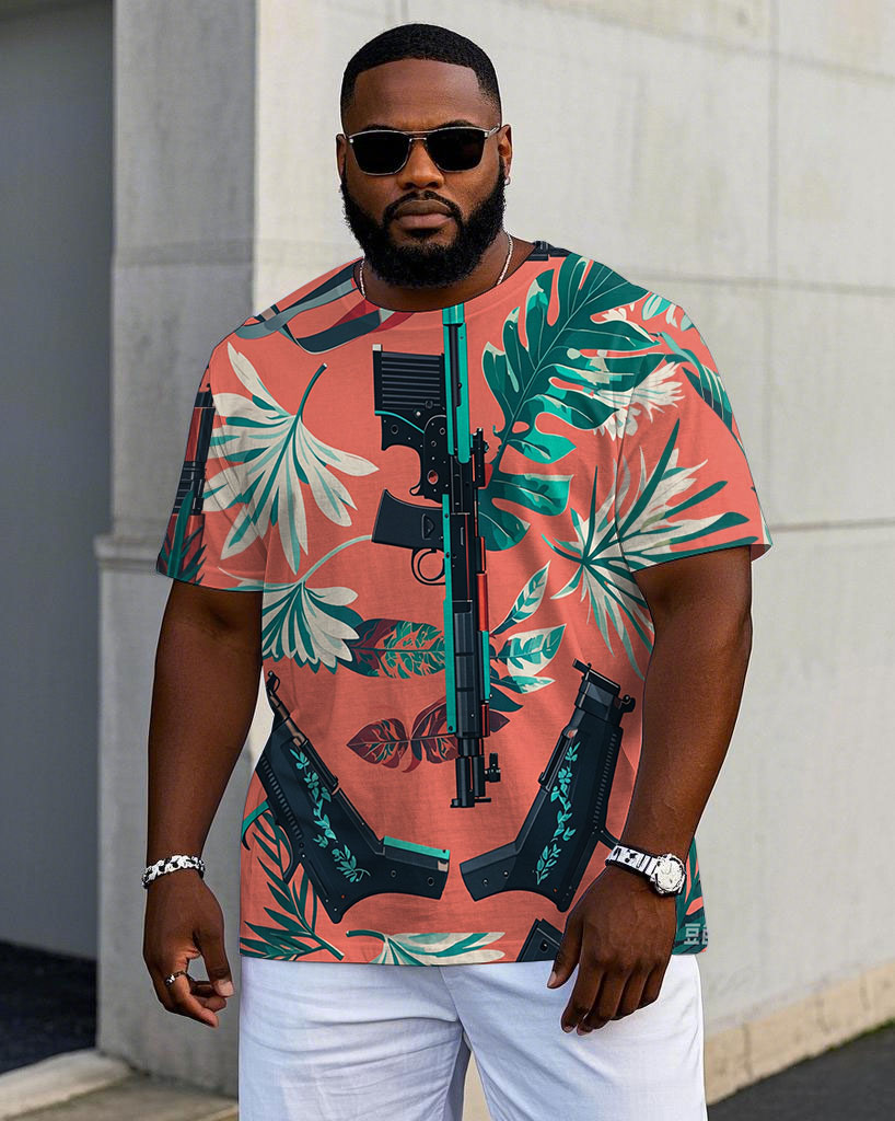 Big & Tall Hawaiian T-Shirt for big men
