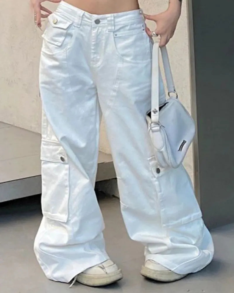 Big & Tall White Denim Jeans for big men view 2