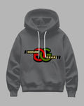 Big & Tall Gray Graphic Hoodie for big men