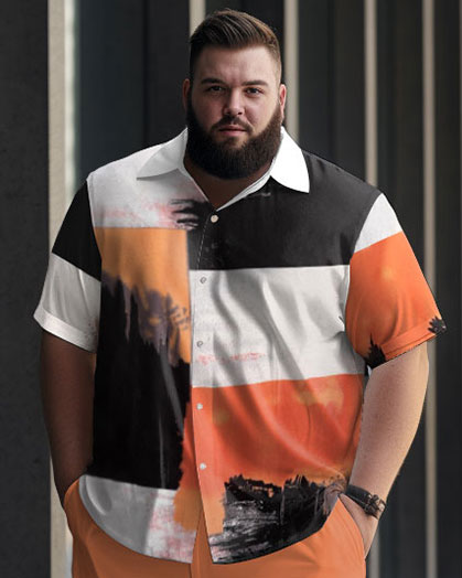 Big & Tall Geometric Business Casual Jeans for big men view 2