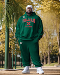 Big & Tall Graphic Hoodie Sweatpants Set for big men view 1